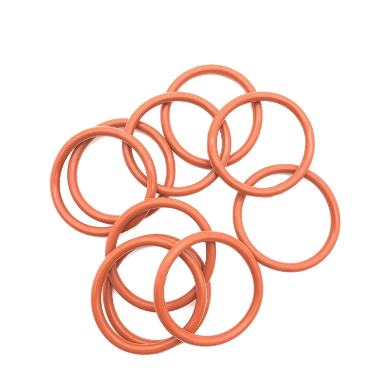 50pcs Red VMQ Silicone O Ring CS 3mm OD 10 ~ 70mm FoodGrade Waterproof Washer Rubber Insulated Round Shape Seal Gasket | Обустройство