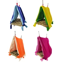 bird snuggle tent hanging nest seagrass hammock house with hooks cage hideaway sleeping bed perch toy for small parrots