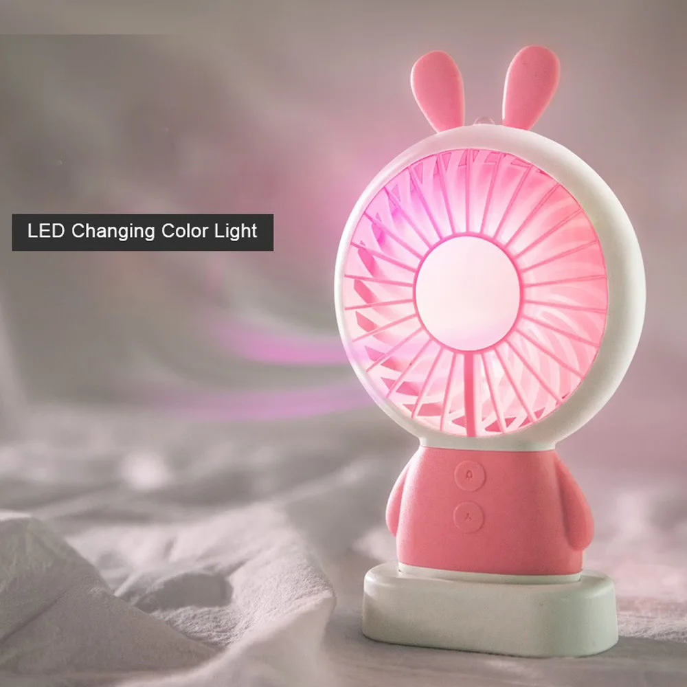 

Mini Usb Led Nachtlampje Met Draagbare Hand Ventilator Lamp Battery Operated Usb Power Handheld Cooler Elektrische Laptop Fan