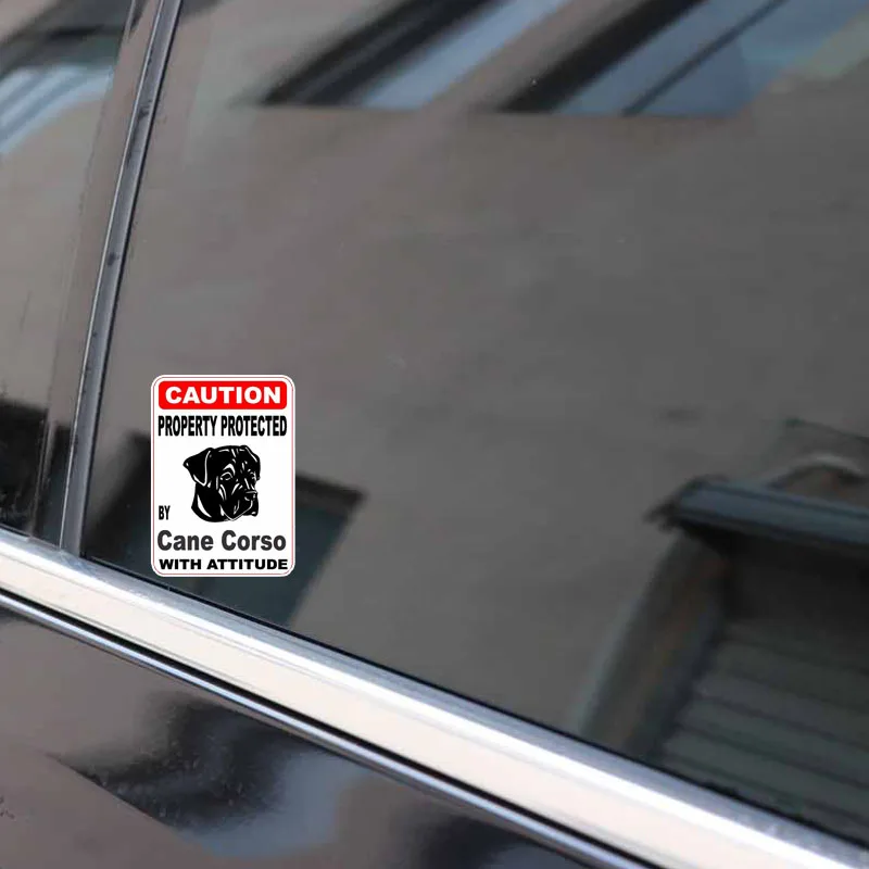 Автомобильные стикеры Aliauto внимание защита прав автомобиля от трости Корсо