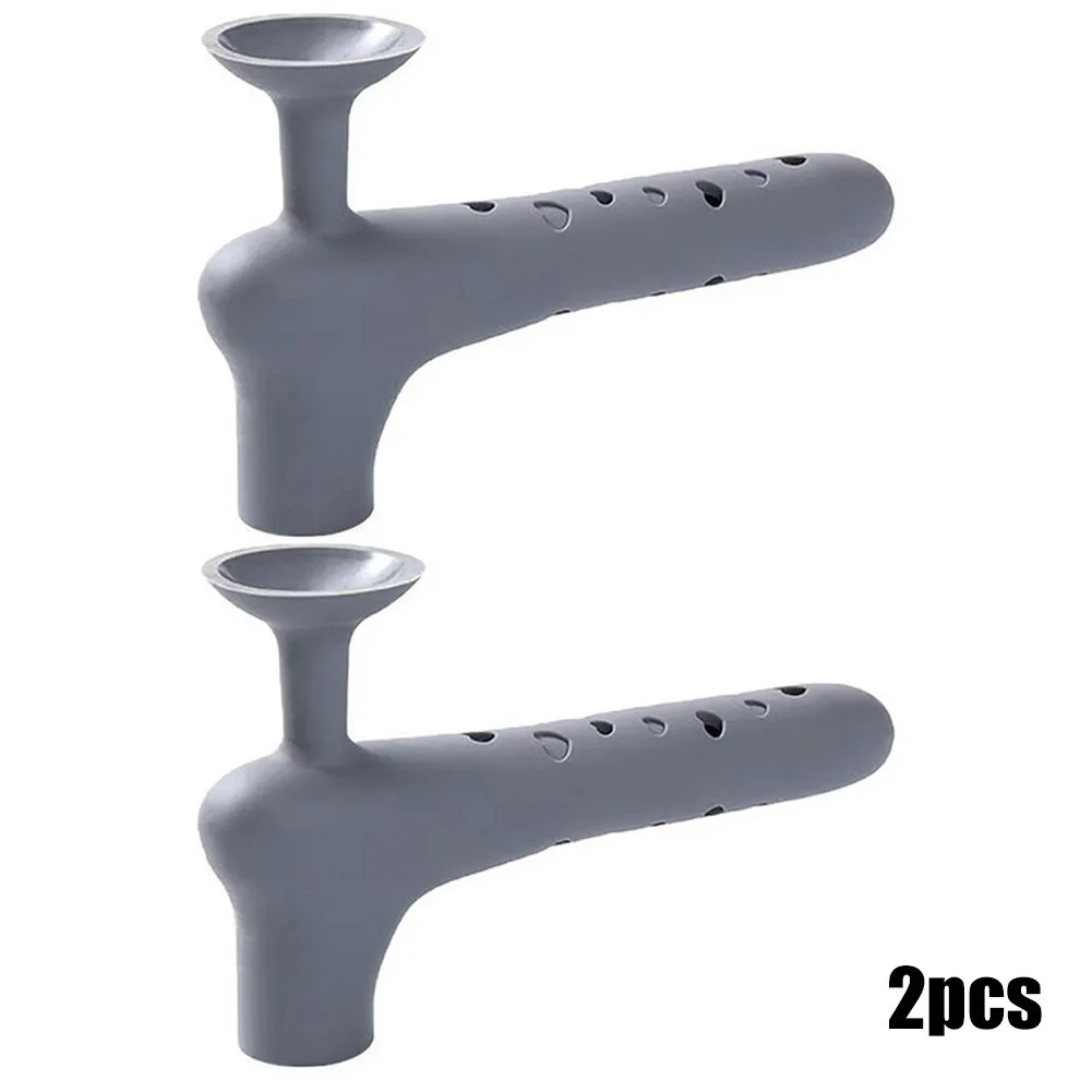 

2pcs Mute Non-punch Silicone Door Stopper Touch Toilet Wall Absorption Door Stop Plug Anti-bump Door Holder