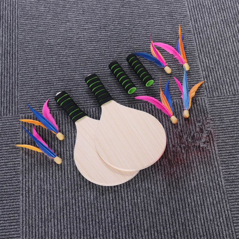 

Beach Paddle Game Set Beach Paddle Badminton Racket Indoor And Outdoor Badminton Game Battledore For Children Teenagers (Ra