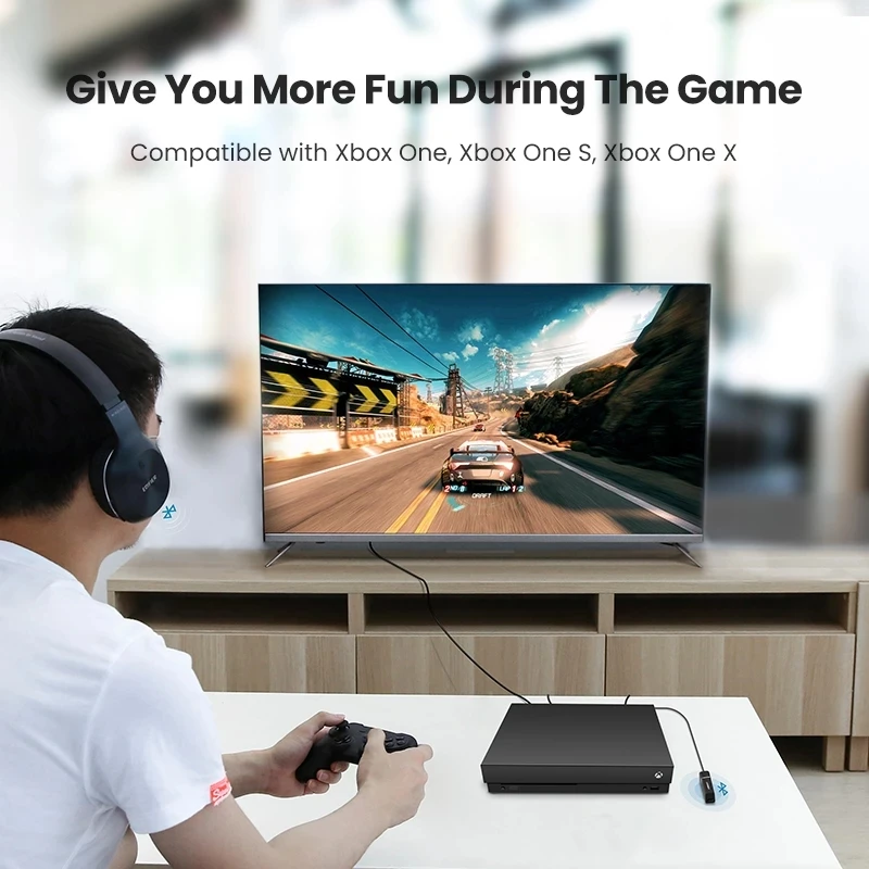 Ugreen Bluetooth 5.0 Transmitter aptX LL SPDIF 3.5mm Optical Aux Audio Adapter Wireless For TV Headphone PC PS4 Musi | Электроника