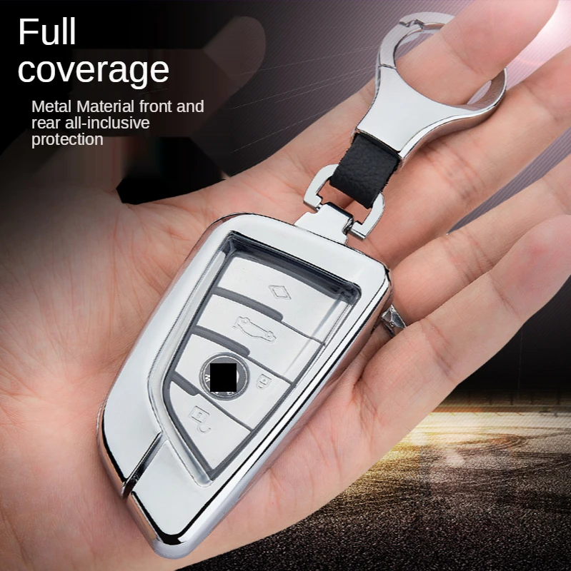 

Zinc alloy Car Fully Key Case Hight Quality Cover for BMW 5 6 7 8 Series G11 G12 G30 G31 G32 6GT X3 X4 X5 X6 X7 metal Chain