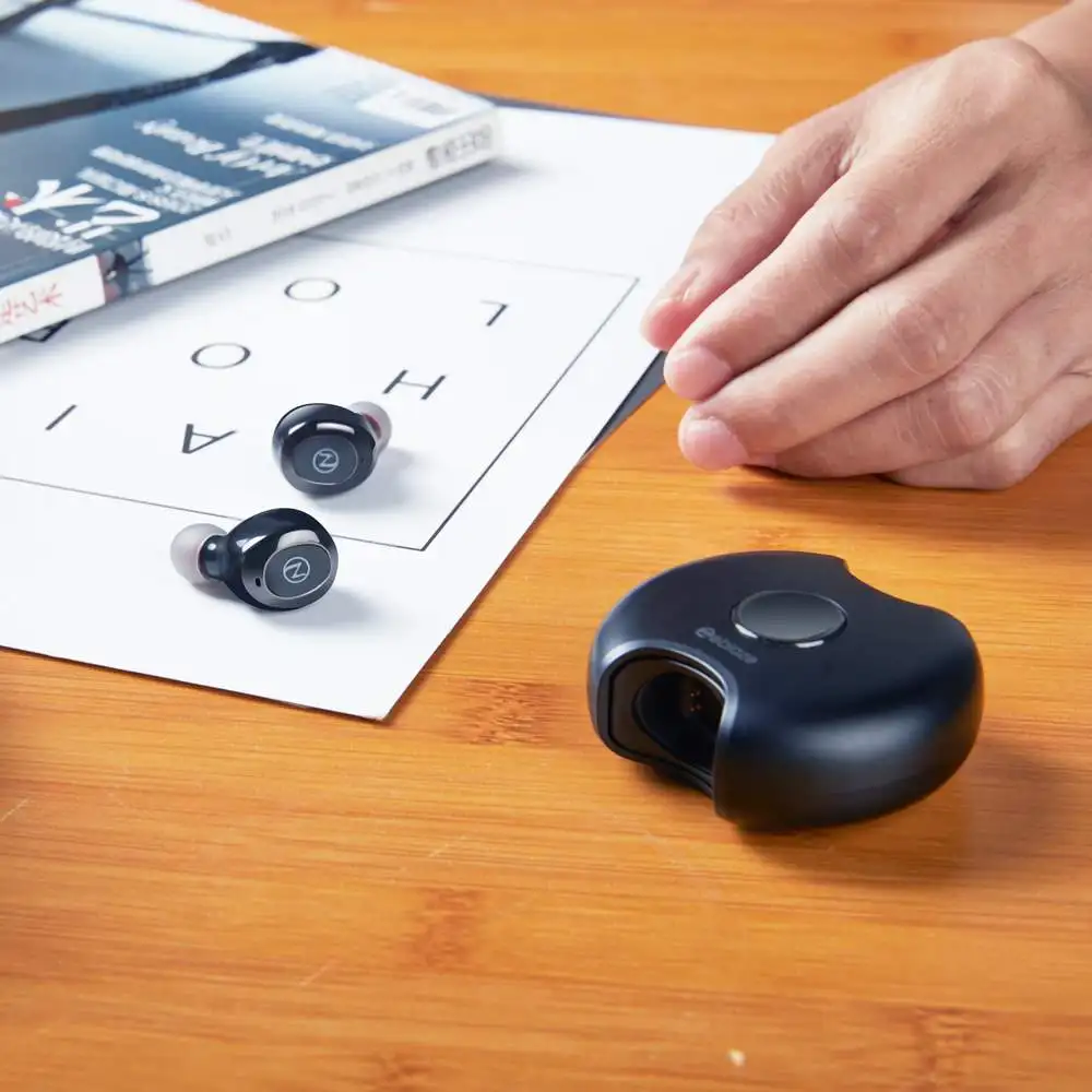 Zeblaze Zepods, беспроводные наушники, bluetooth 5,0, глубокий бас, стерео, Earbus, вращение на 360, тип-c, зарядка, шумоподавление с микрофоном