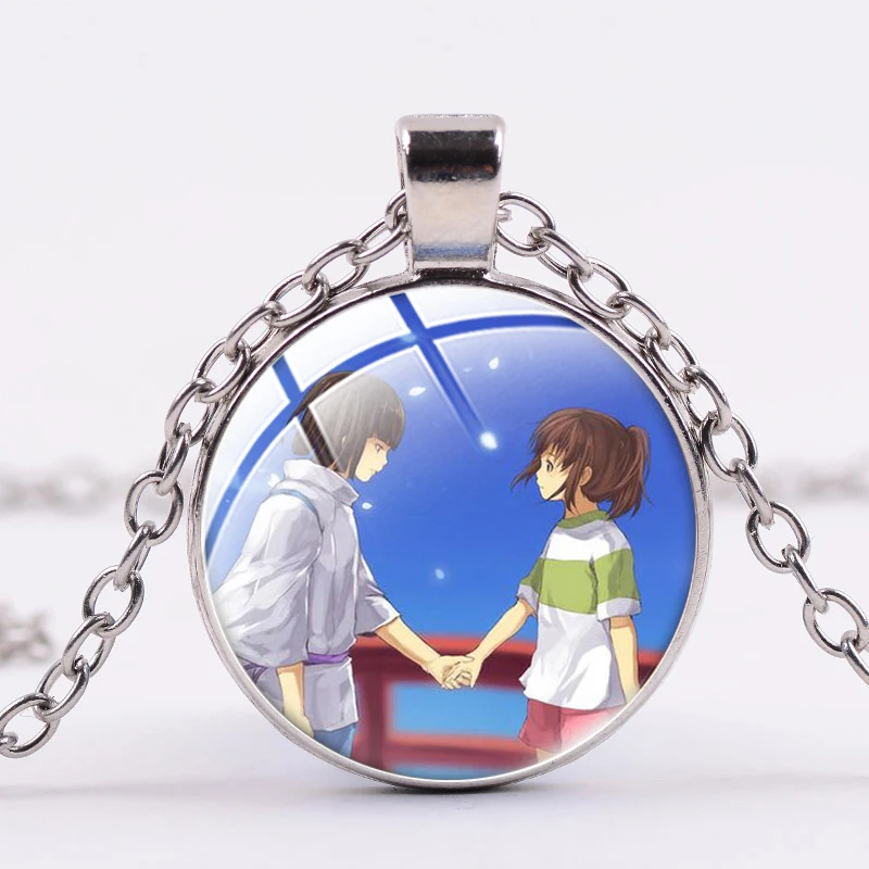 SONGDA Миядзаки Хаяо эффектное ожерелье без лица с мультяшными узорами ручной