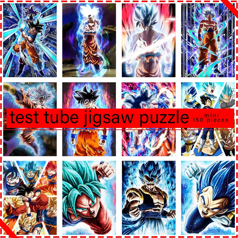 

Wooden Puzzles Mini 150 Pieces Cartoon Anime Picture Test Tube Jigsaw for Children Adults DIY Game Wood Educational Toys Gifts