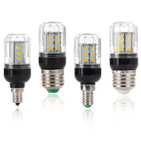 led bulb e27 e14 e12 e26 5730 smd 110v 220v dc 12v 24v 27leds 7w led candle bulb corn lamp chandelier energy saving light lamps