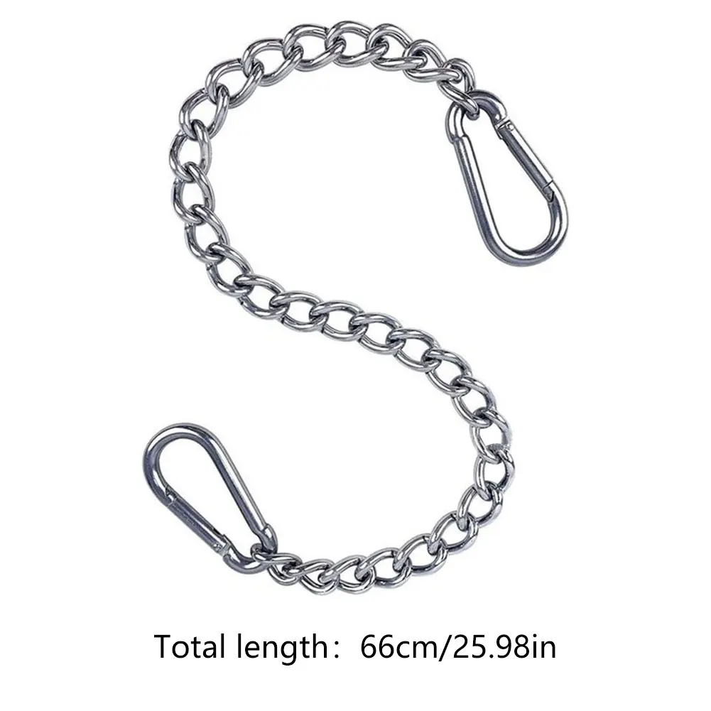 

Stainless Steel Hammock Chain Hanging Kit Multifunction Adjustable Tree Swing Chain Hooks Chain Yoga Hammock Punching Bag Chain