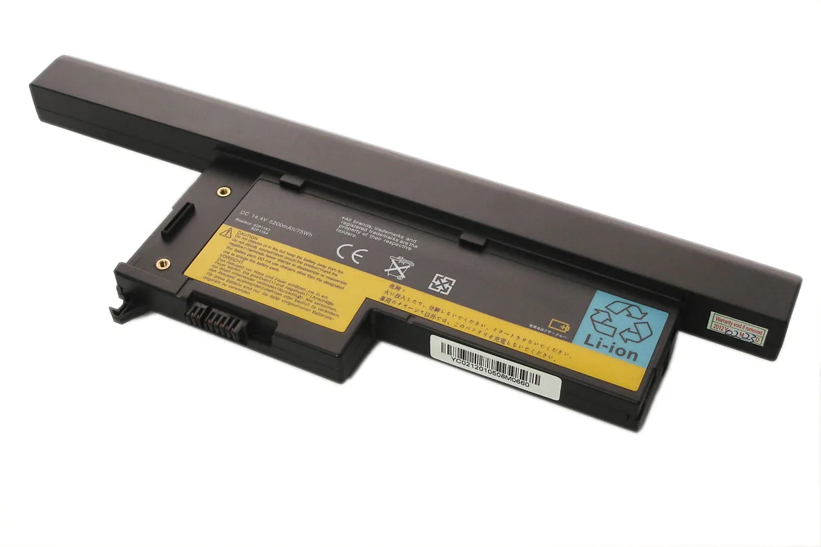 Аккумуляторная батарея 40Y6999 40Y7001 40Y7003 для ноутбуков Lenovo ThinkPad X60 X61 Series p/n: FRU 92P1227