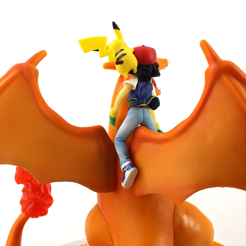 

Anime Ash Ketchum Lizardon Mega Charizard Action Figure Model Toys for Children Birthday Gift Dolls