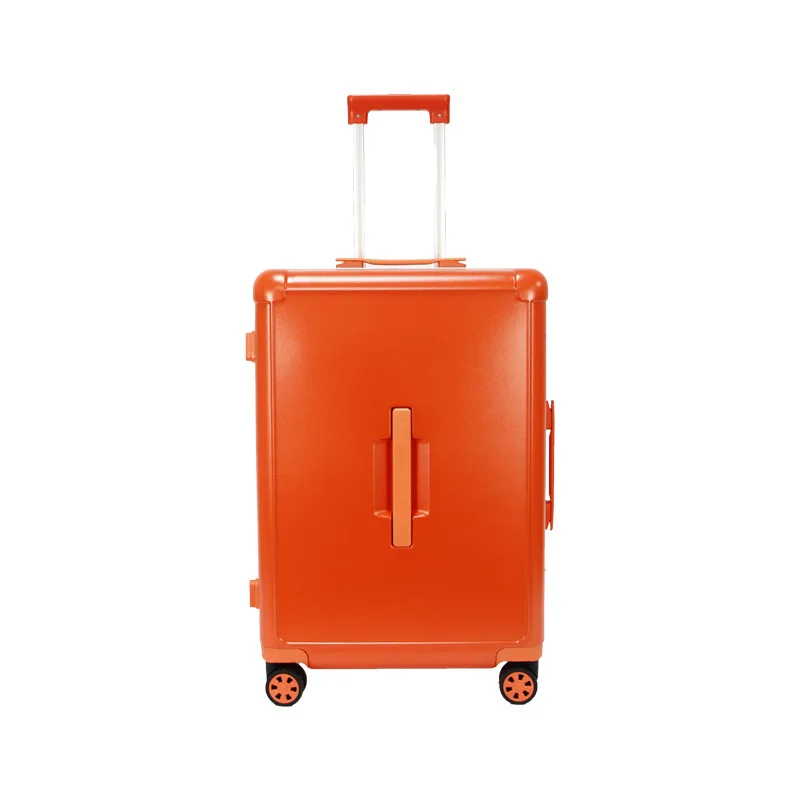 Student orange medium side hand travel luggage  JC048-03132