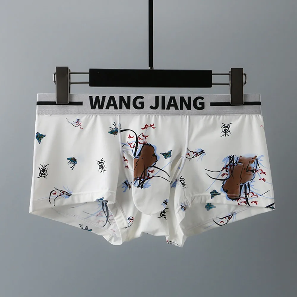 

Men Boxers Shorts Underwear Men Home Underpants Printed Boxer Cuecas Cotton Soft Male Panties Homme Underwear
