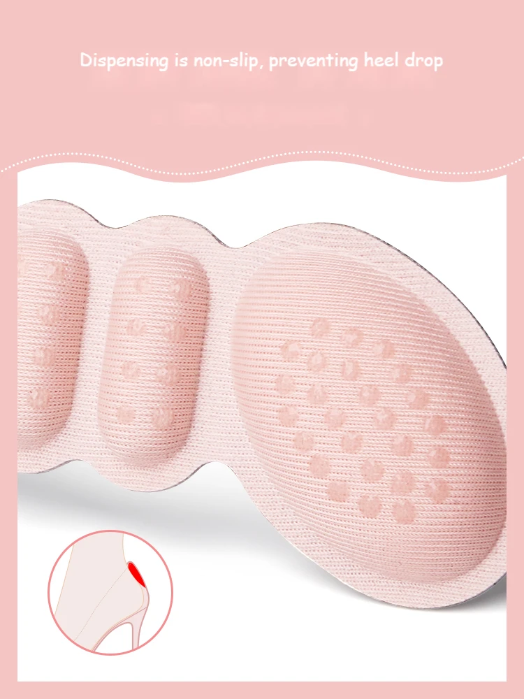 Fashion Women Insoles for Shoes High Heels Adjust Size Adhesive Heel Liner Grips Protector Sticker Pain Relief Foot Care Inserts