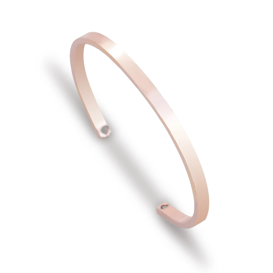 

Personalized Inspirational Cuff Bracelets Custom Engraved Name Bangle Encouragement Friendship Bracelets Gifts for Women