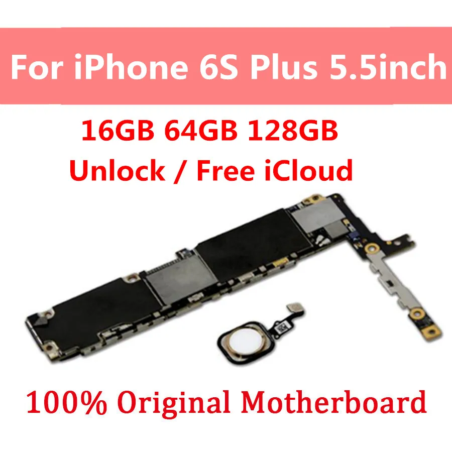 16 Гб 64 128 ГБ для iPhone 6s Plus материнская плата разблокированная логическая с IOS с/без