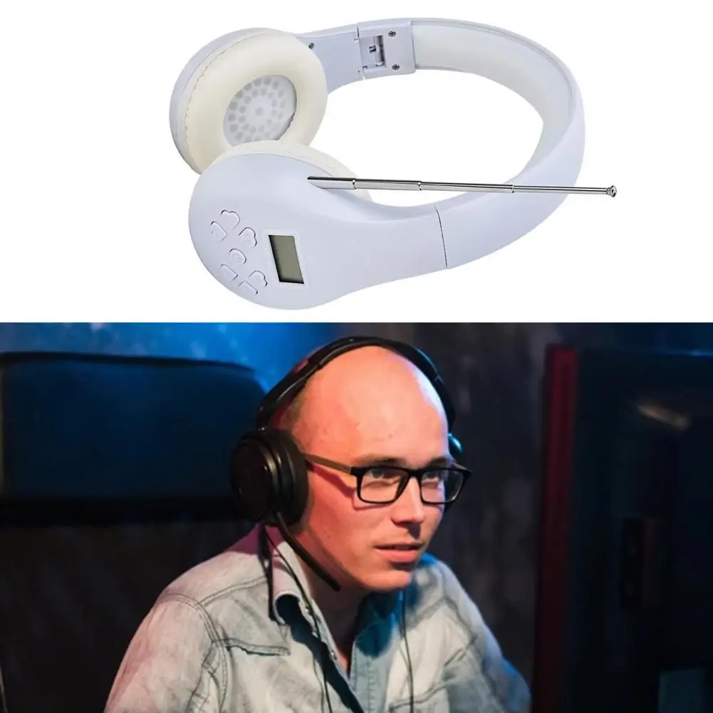 Складные беспроводные наушники с ЖК-дисплеем 3 5 мм | Электроника