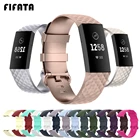 Браслет FIFATA для Fitbit Charge 4, сменный мягкий силиконовый ремешок для наручных часов, для Fitbit Charge 3 3Se