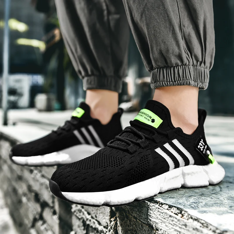 

Breathable Mesh Fashion Men's Shoes Breathable Sneakers Man Zapatillas Transpirables Air Mesh Men 2020 New Casual