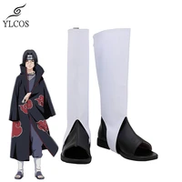 anime itachi cosplay shoes halloween party leather boots custom made