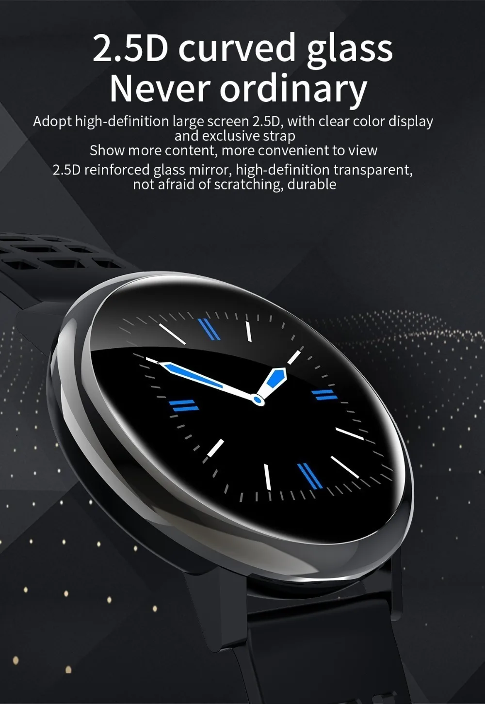 COXRY, спортивные Смарт-часы, мужские, Bluetooth, часы для здоровья, женские, фитнес, пульсометр, наручные часы, кровяное давление, умные часы, IOS, Android