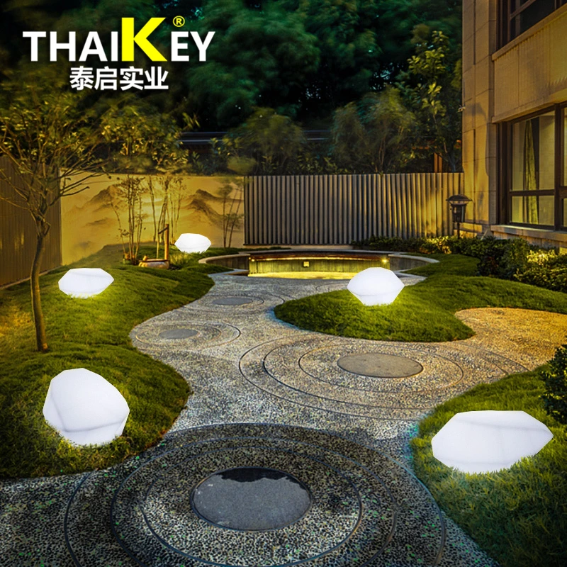 Лампы с солнечной батареей новинка лампа для бассейна шариков камней