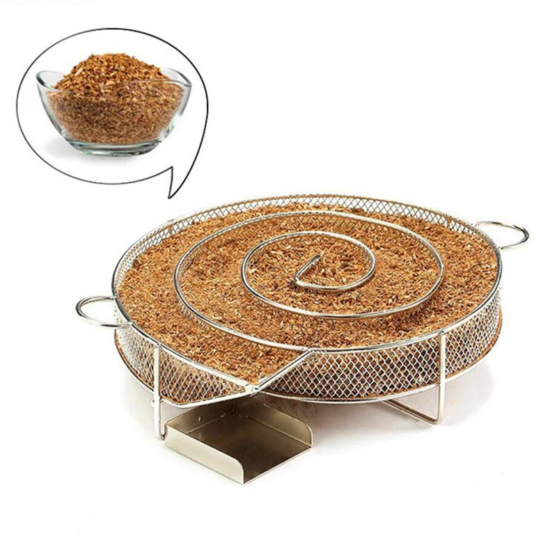 Новинка коробка для барбекю с опилками деревянный чип курения генератор