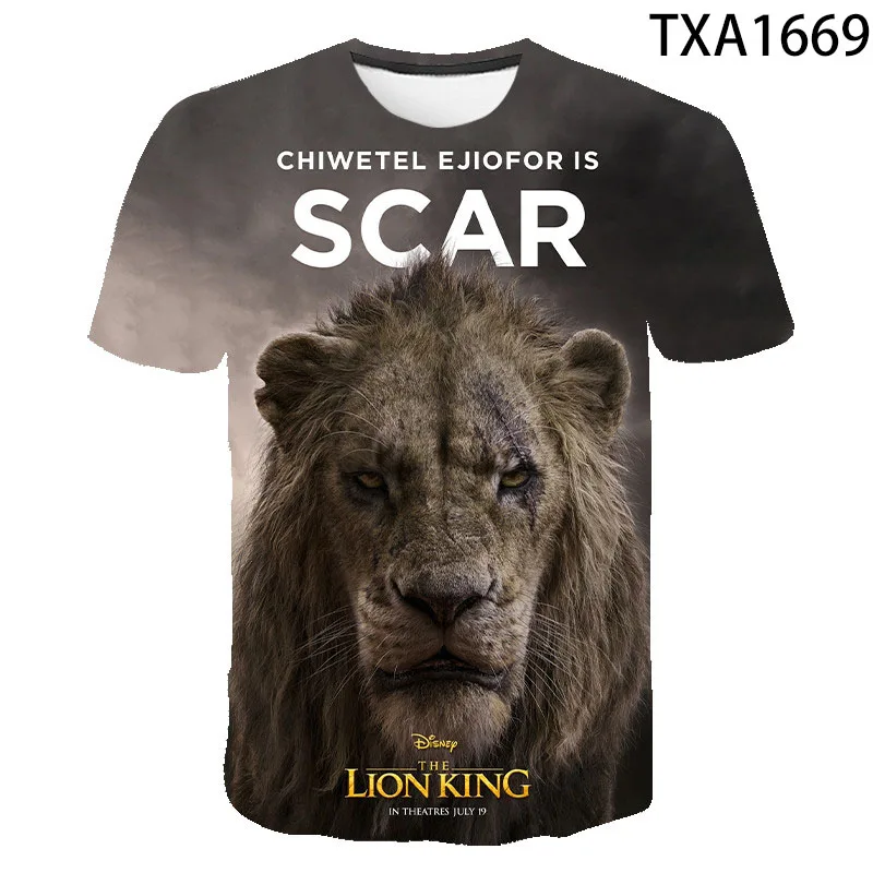 

Новинка 2020, модная детская футболка с 3D принтом льва для мальчиков и девочек, модные повседневные крутые Топы с коротким рукавом для мужчин ...