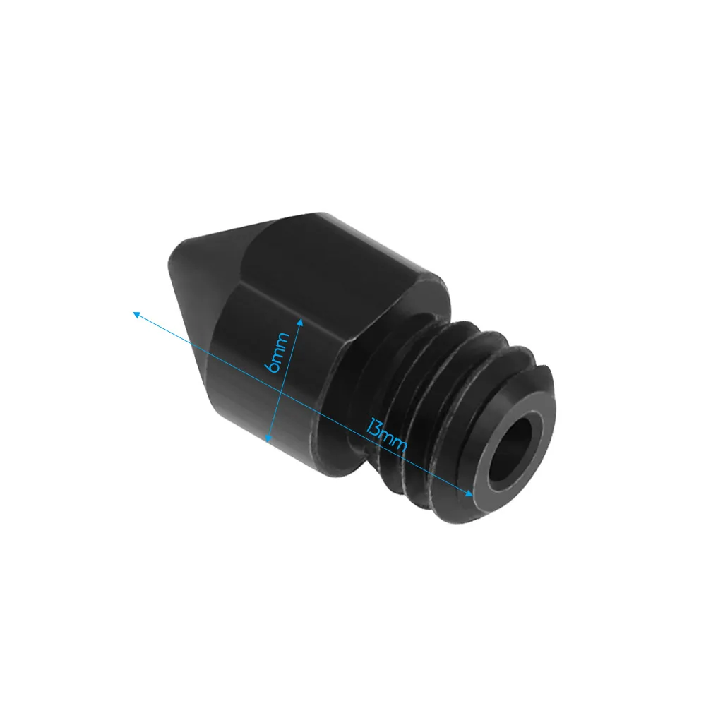 3 шт. закаленные стальные насадки для 1,75 мм нити для Creality Ender 3/CR-10/CR-10S Pro/TEVO 3d принтер Hotend экструдер