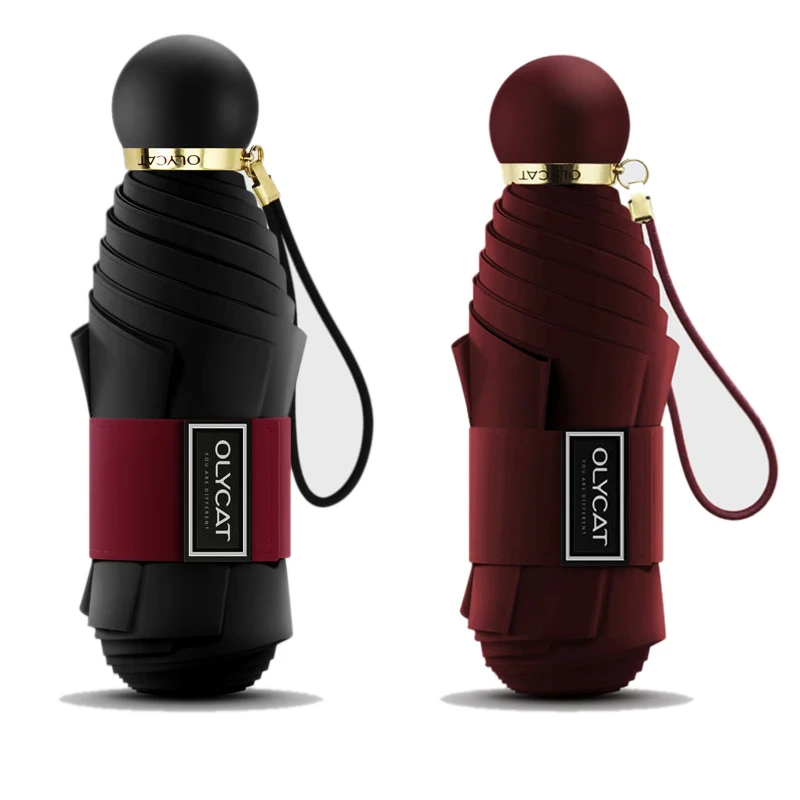 

OLYCAT Pocket Umbrella Windproof Anti-UV Sunny&Rain For Women/Kids