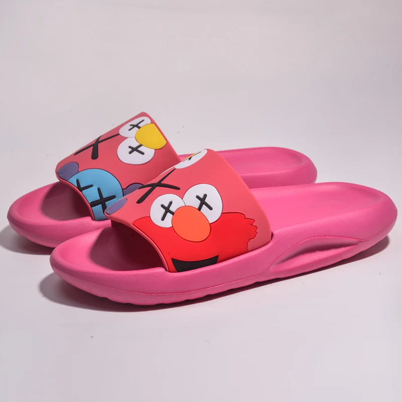 

Fashion Cartoons Printed Women's Sandals Summer Slip-on Indoor Slides Design Couple Slippers for Women Home zapatillas de mujer