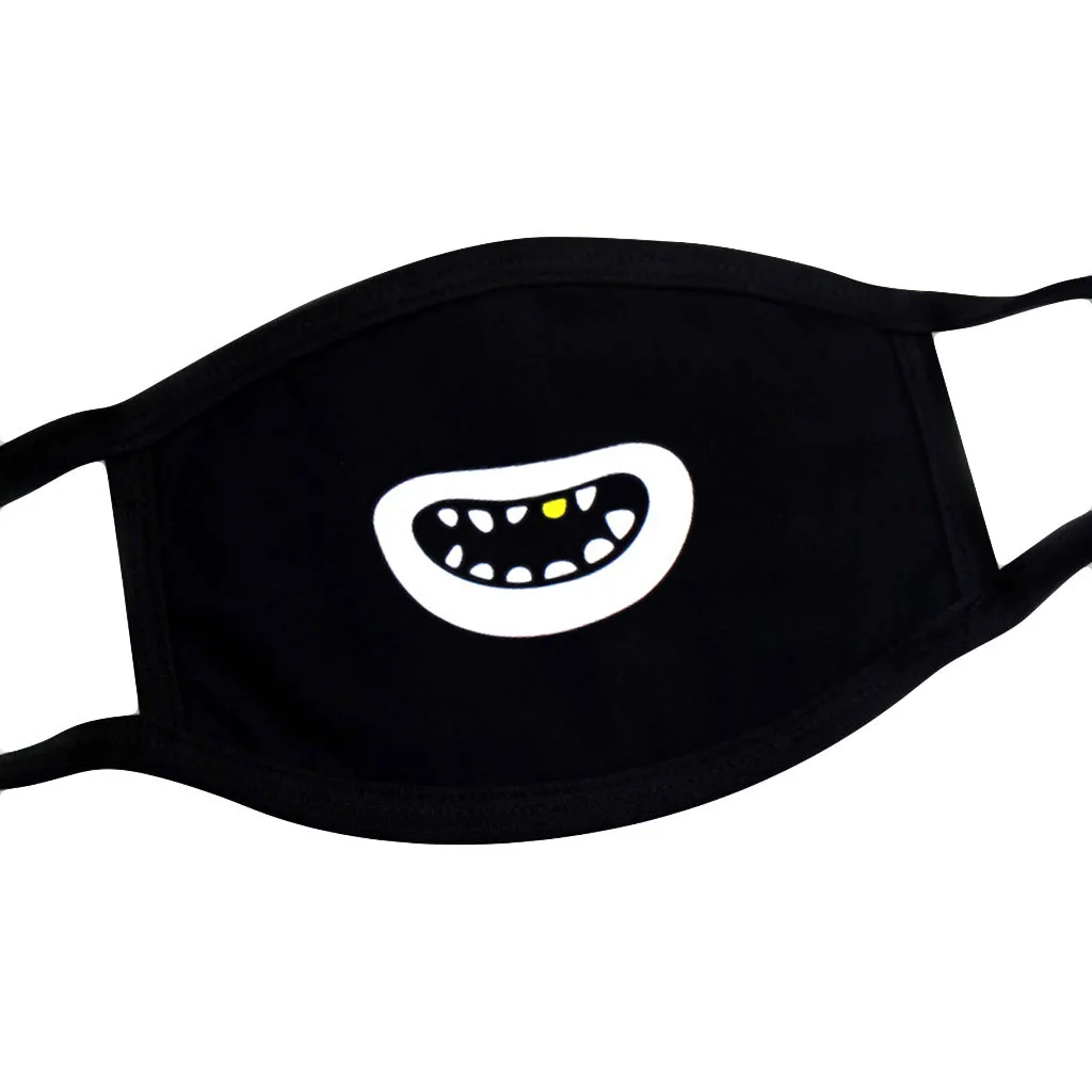 Унисекс печати прекрасный Анти-пыль многоразовые хлопковые маски для лица рот