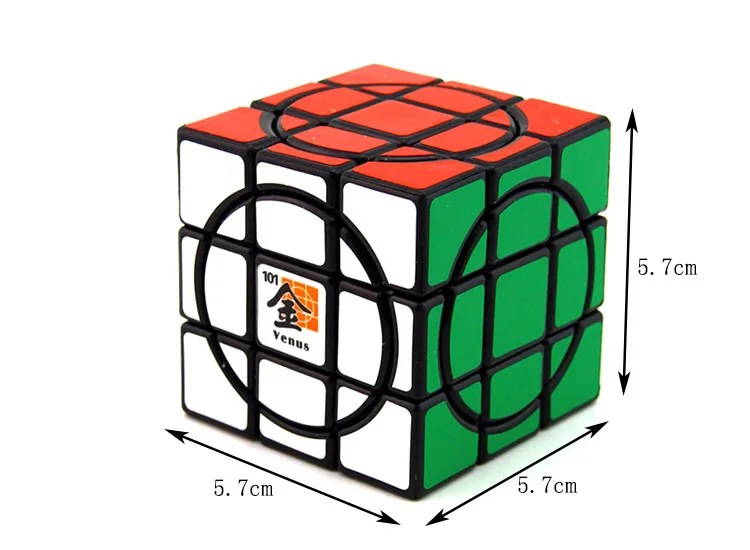 Mf8 Crazy 3x3x3 Eight planets Magic cube Puzzle black 5.7cm Earth Neptune MarsSaturn Venus Jupiter Mercury Uranus X'mas birthday | Игрушки