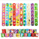 2022 пасхальные браслеты Slap для вечевечерние НКИ, корзина для яиц кролика, товары с принтом кролика, украшение для вечеринки на Пасху, подарки для детей