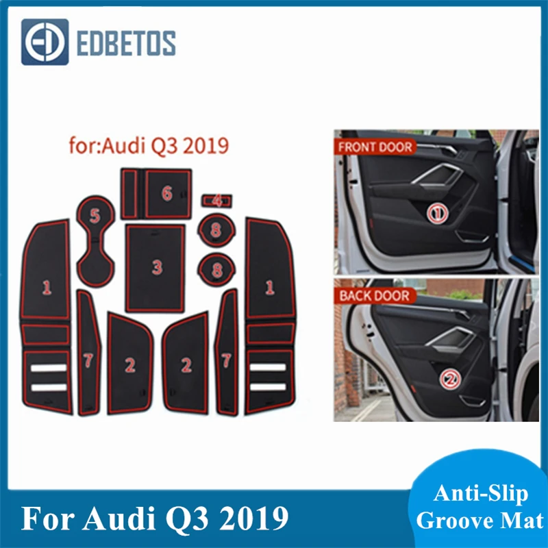 Противоскользящий слот для ворот подстаканник Audi Q3 2019 аксессуары интерьера