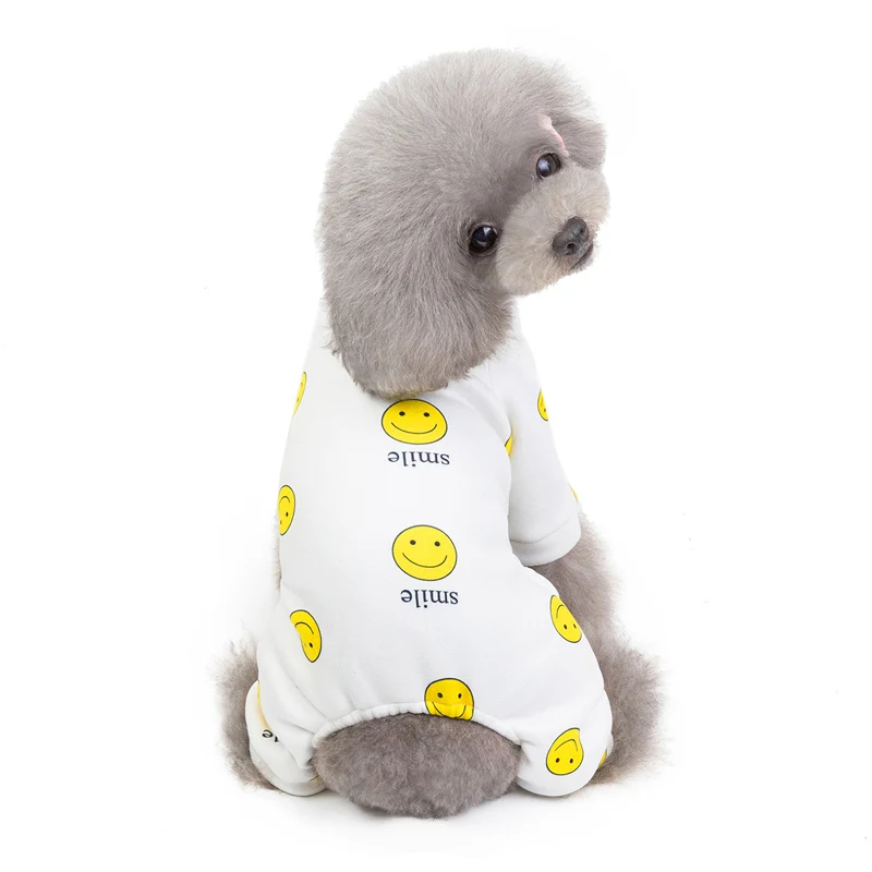 Fashion Pet Small Dog Clothes Winter Warm Dog Jacket Harness Chihuahua Puppy Coats XS-XL - Цвет: White