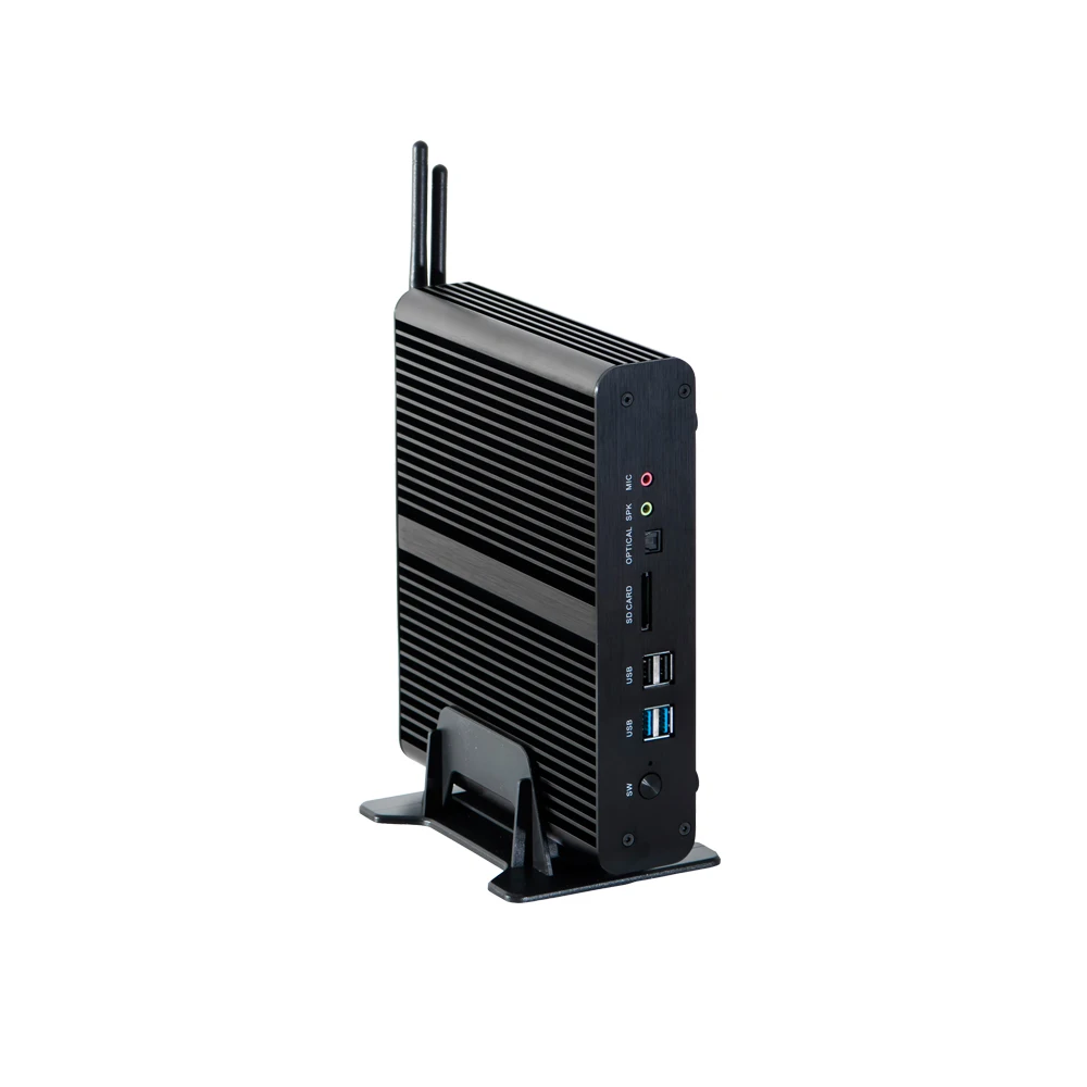 Intel Core I7 7560U/I5 7260U Iris 640 безвентиляторный мини-ПК игровой компьютер Windows 10 pro