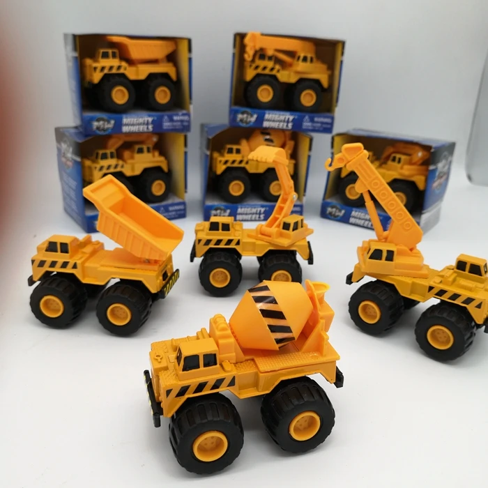 

Metal 1:64 Mini Construction Truck Crane Mixer Dump Truck Excavator Children's Toys Gifts Drop-resistant Car Figure