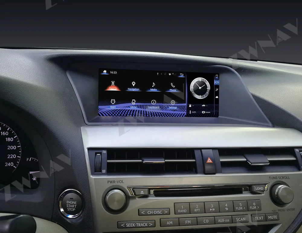 Автомобильный мультимедийный плеер 4 Гб + 64 ГБ Android 9 0 для Lexus RX270 RX350 RX450 2009-2014 GPS
