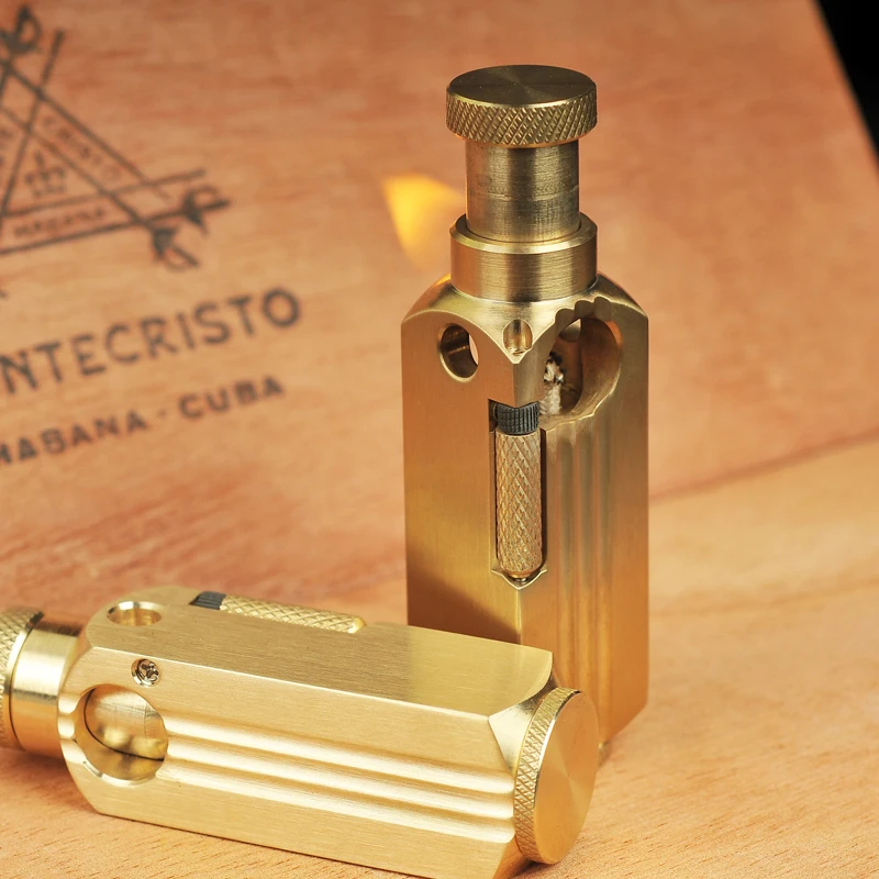 ЧПУ в винтажном стиле ручной работы с латунь плащ Тренч керосиновая зажигалка