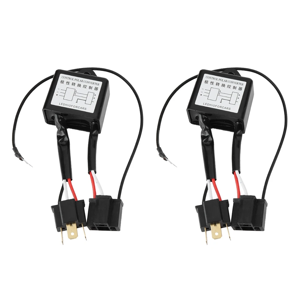 

2pcs LED Negative Converter Polar Negative Switch Harness Adaptor Reversed Polarity for H4 Reversed Reversed Reversed Reversed
