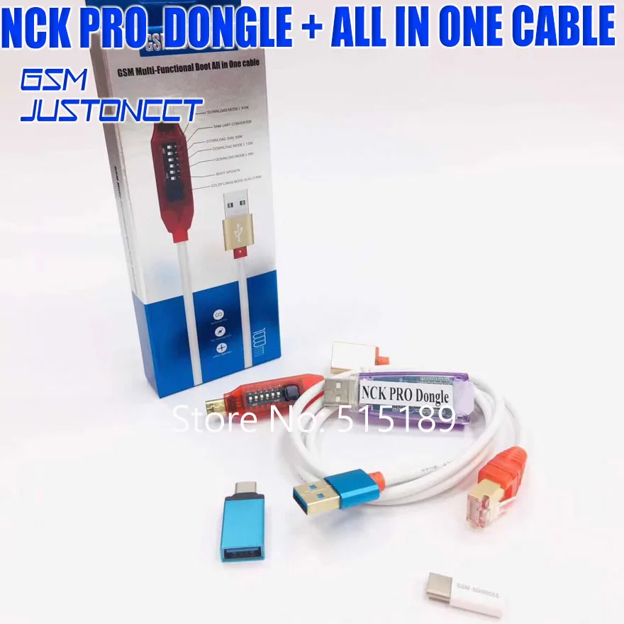 

2019 Newest Original NCK Pro Dongle NCK Pro2 Dongl +UMF ALL BOOT CABLE ( NCK DONGLE+UMT DONGLE 2 in1 ) Free Shipping
