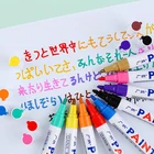 12 цветов в наборе, водонепроницаемые резиновые акриловые маркеры для протектора автомобильных шин, масляная ручка для граффити, канцелярские принадлежности