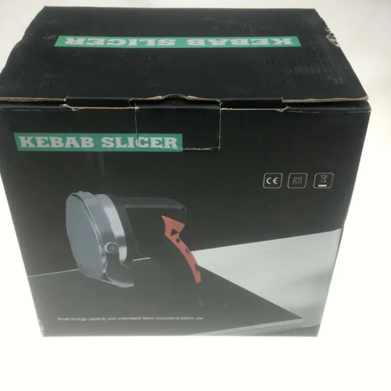 220V/110V Electric Kebab Slicer Commercial Doner Knife Shawarma Cutter Handheld Roast Meat Cutting Machine Gyro 100W |