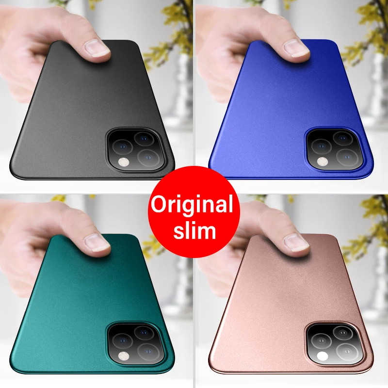 

Ultra-thin Magnetic Matte PC Phone Case For iPhone 12 11 Pro max SE XSmax XR XS X 8 7 6 Plus Protection Cover