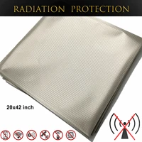 military grade 5g emf rf blocking fabric electromagnetic wave shielding effectiveness hard plaid copper cloth