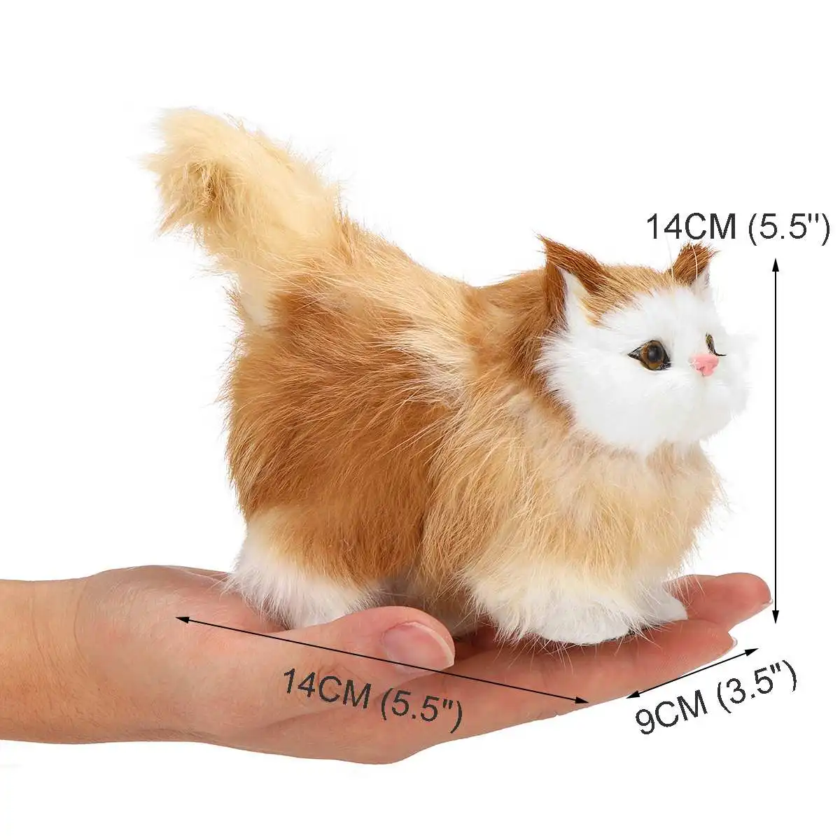 

Size 14*9*14cm Crafts Simulation Animal Simulation Cute Cat Car Ornaments Gifts Home Accessories