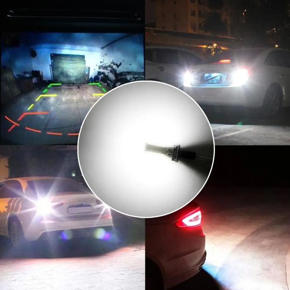 

Car Taillights W16W LED Car Light Bulb 12V 4014 SMD Reversing Free Vehicle Brake Parking Brake Turn Signal Lamp Taillight