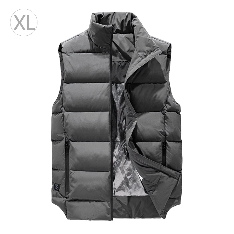 

Winter Warm Electric Heating Stand-up Collar Vest Smart Heating Waistcoat X7YA