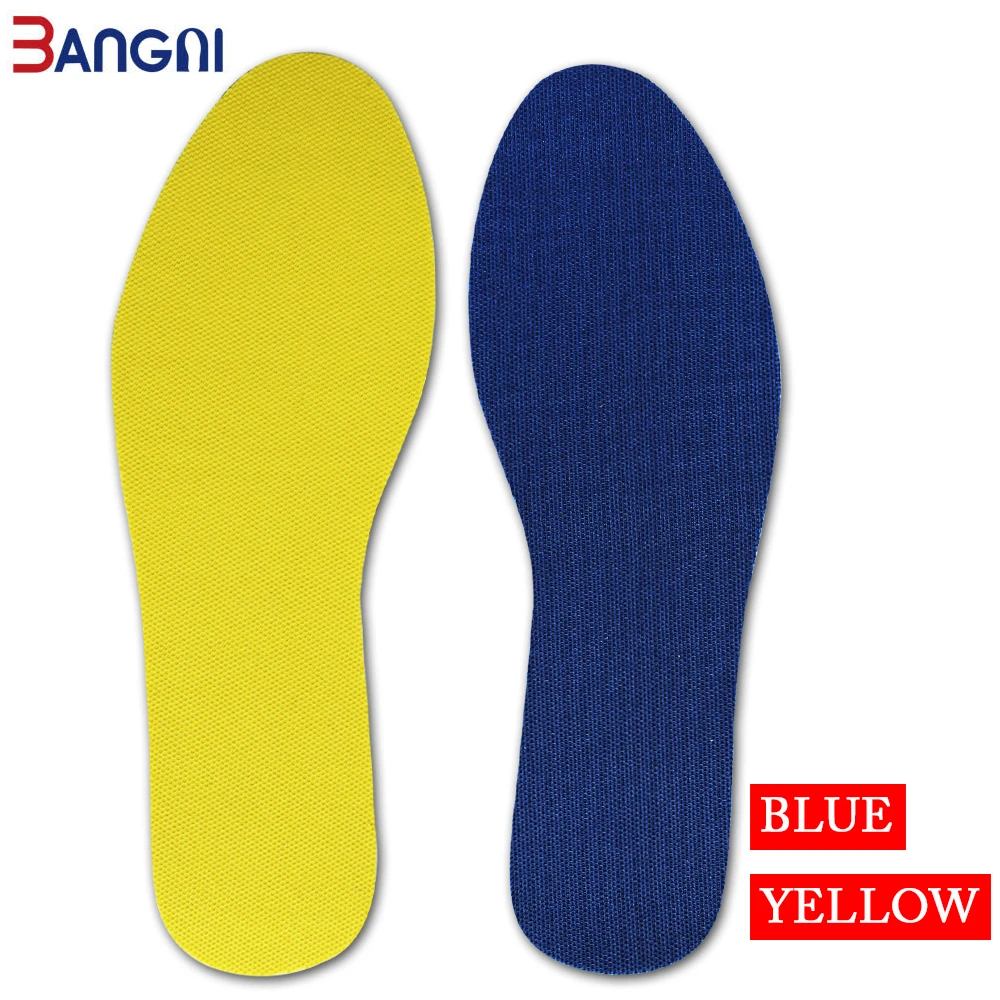 BANGNI 5 Pair Double Side Insoles Breathable Anti-Slippery Sports Basketball Running Sole Shoe Pads for Women Men Inserts